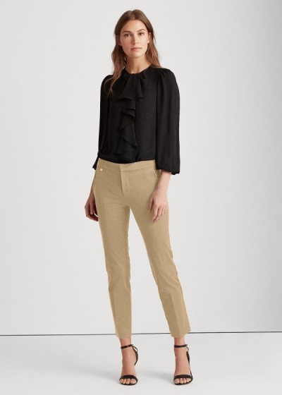 Ralph Lauren Stretch Cotton Skinny Bukser Dame Danmark (VKCOF1096)